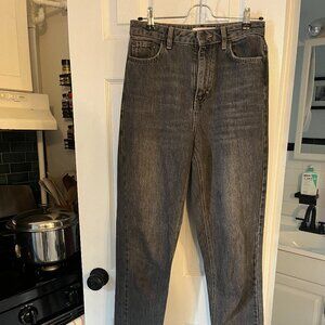 Black Topshop Mom Jeans Tall